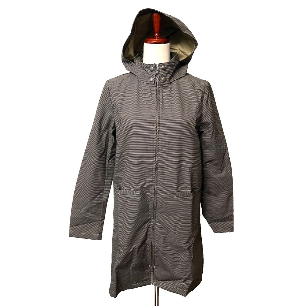 NWT $350 FELLER Women’s M Waxed Cotton Rain Coat Modern Topper Jacket USA Made